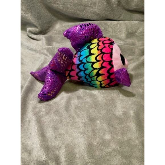 Ty Beanie Boos Collection-Multicolored Flippy the Fish-Retired (2017)-NWT - Picture 4 of 6